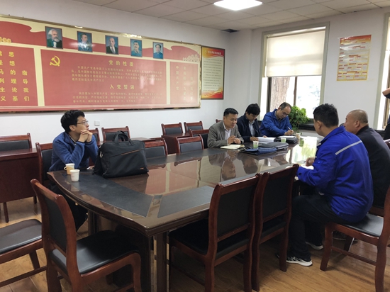 區(qū)應急管理局到魯中水泥檢查安全生產70