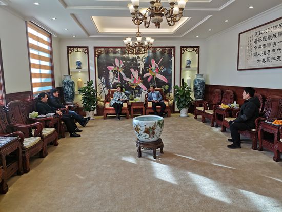 區(qū)自然資源管理局到集團(tuán)調(diào)研指導(dǎo)70