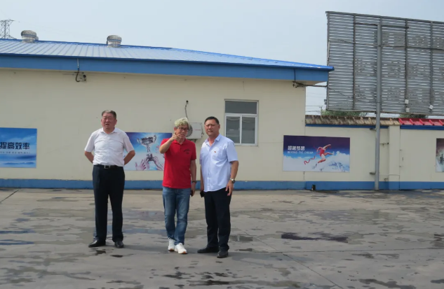 集團(tuán)發(fā)展促進(jìn)委員會(huì)到魯蒙公司和黃驊三陽(yáng)公司考察調(diào)研83