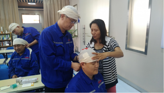 淄川區(qū)紅十字會應急救護培訓基地在重山集團掛牌成立67