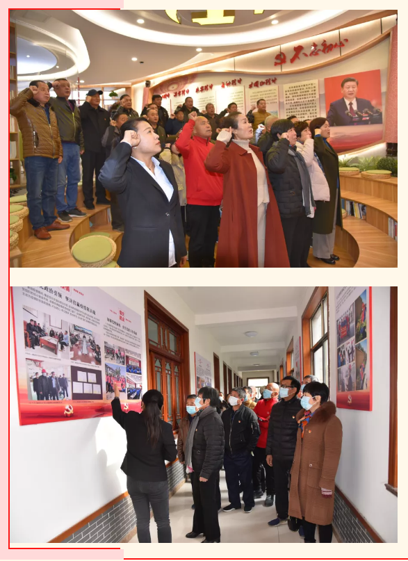 河?xùn)|村黨支部到重山集團(tuán)開展開放式組織生活74