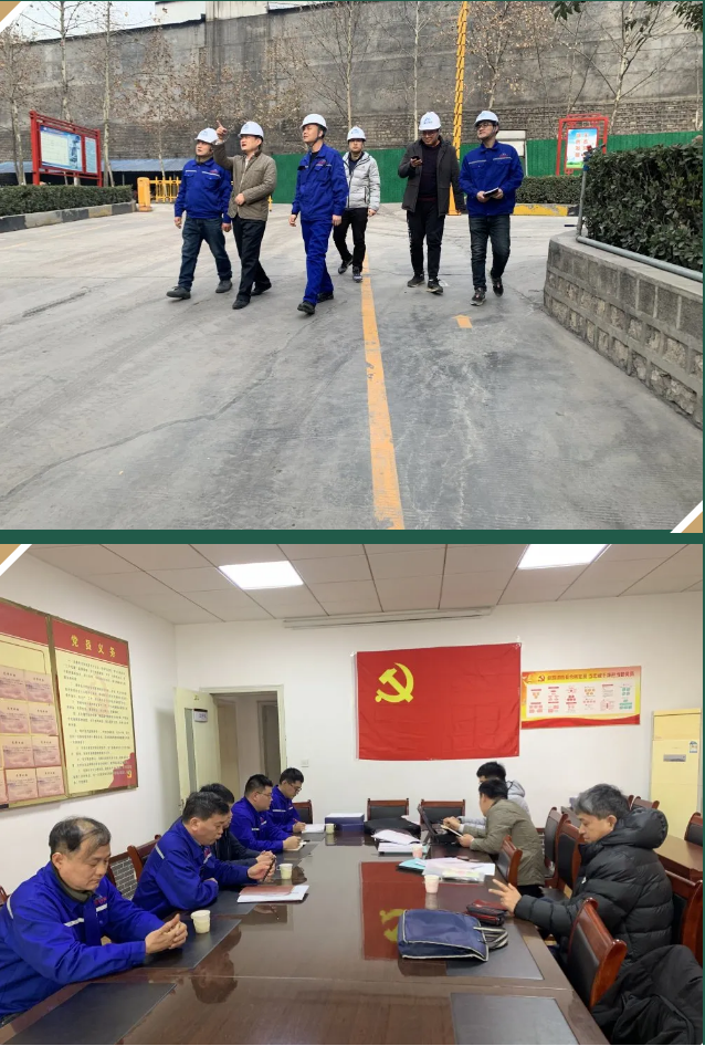 區(qū)應急管理局到魯中水泥安全檢查71