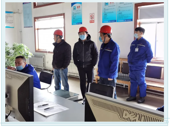市、區(qū)發(fā)改局到熱電廠安全檢查22