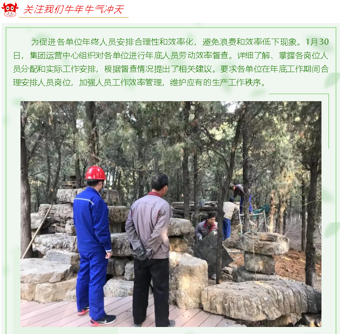 集團運營中心組織勞動效率督查27