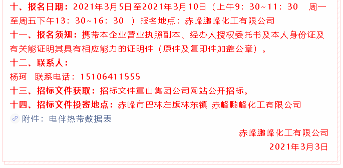 【招標(biāo)公告】鵬峰化工25