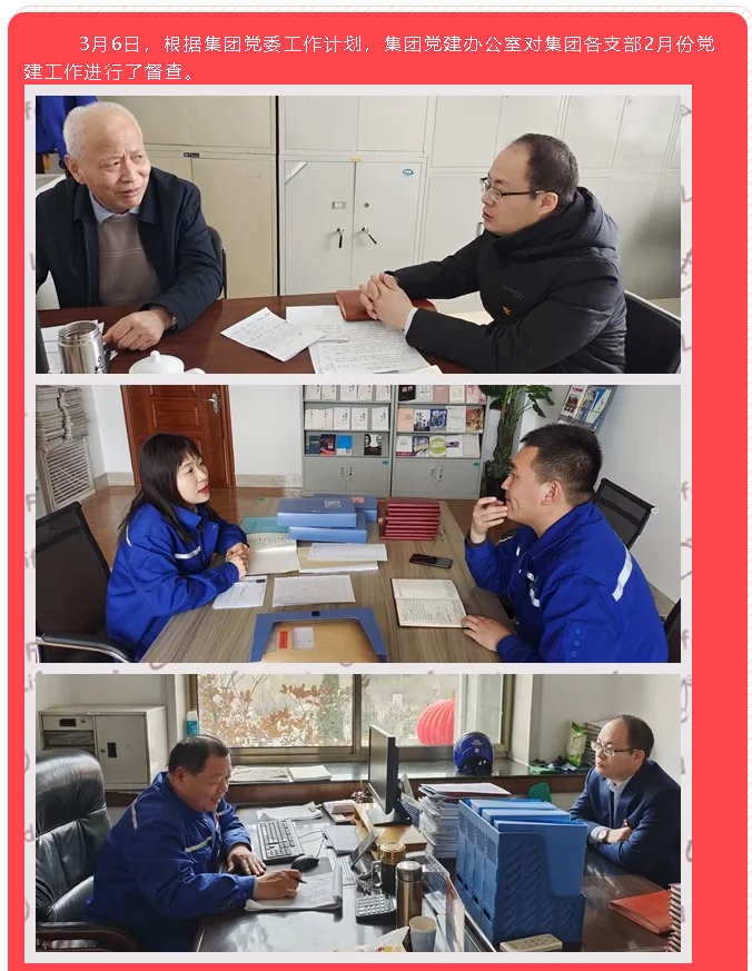 集團(tuán)黨委、各支部開展督查和黨建活動(dòng)73