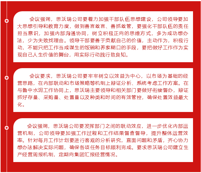 集團召開思沃瑞公司專題會議39