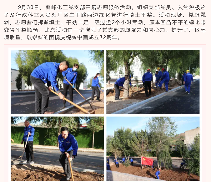 鵬峰化工黨支部開(kāi)展志愿服務(wù)活動(dòng)56