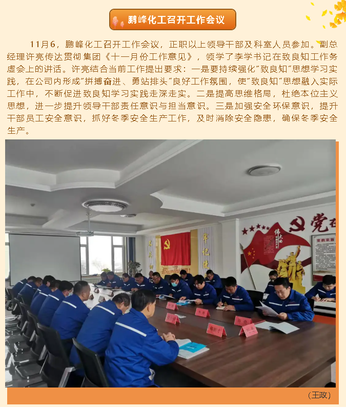 鵬峰化工召開(kāi)工作會(huì)議58