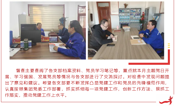 集團(tuán)黨委辦開展十一月份黨建工作督查46