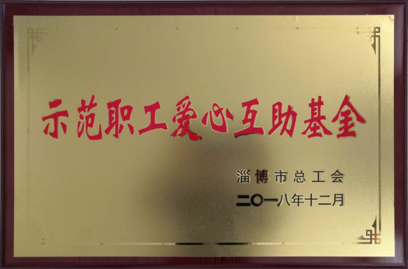 集團(tuán)榮獲“示范職工愛心互助基金”榮譽(yù)稱號(hào)